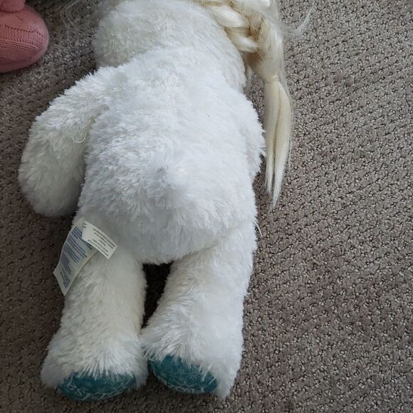 BUILD A Bear Frozen Elsa with wig and functioning heart beat - Picture 7 of 7